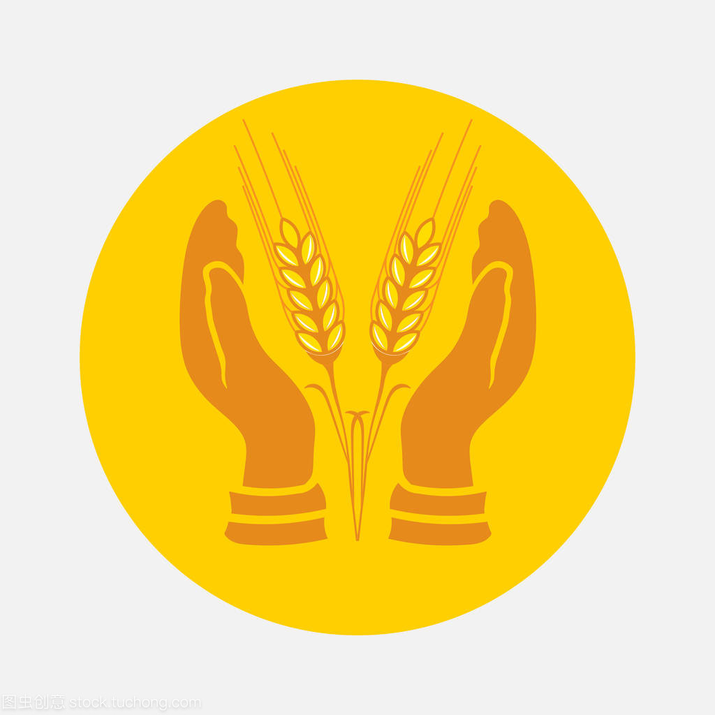 手執麥穗 農業文化與企業徽標的交融之美